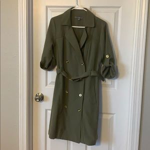 Sharagano Olive Green Dress
